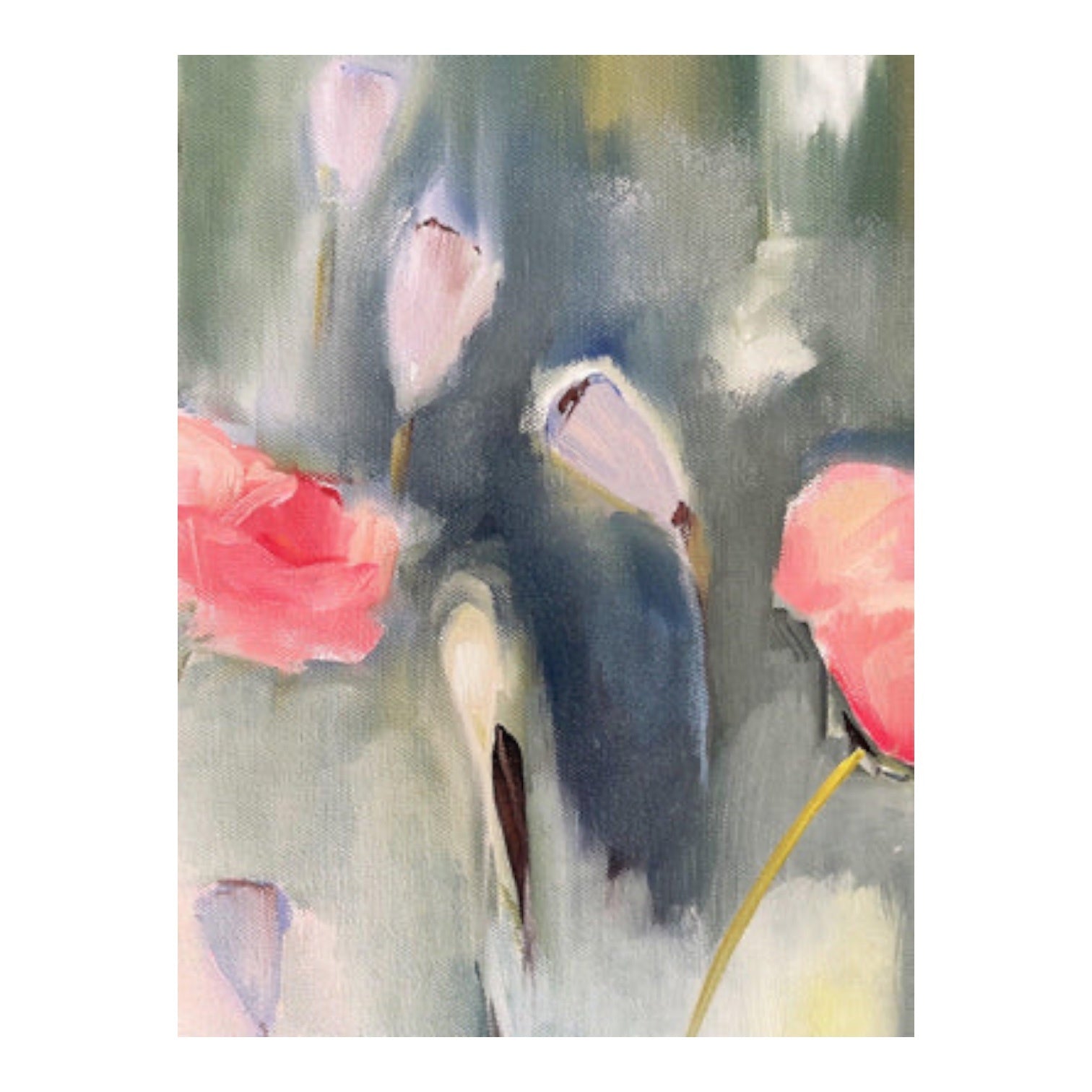 art print - "enchanted april" (pink flowers) by mary james ketch studio