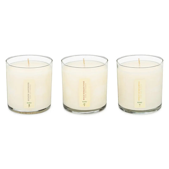 candle - votive trio - endless summer by kobo candles
