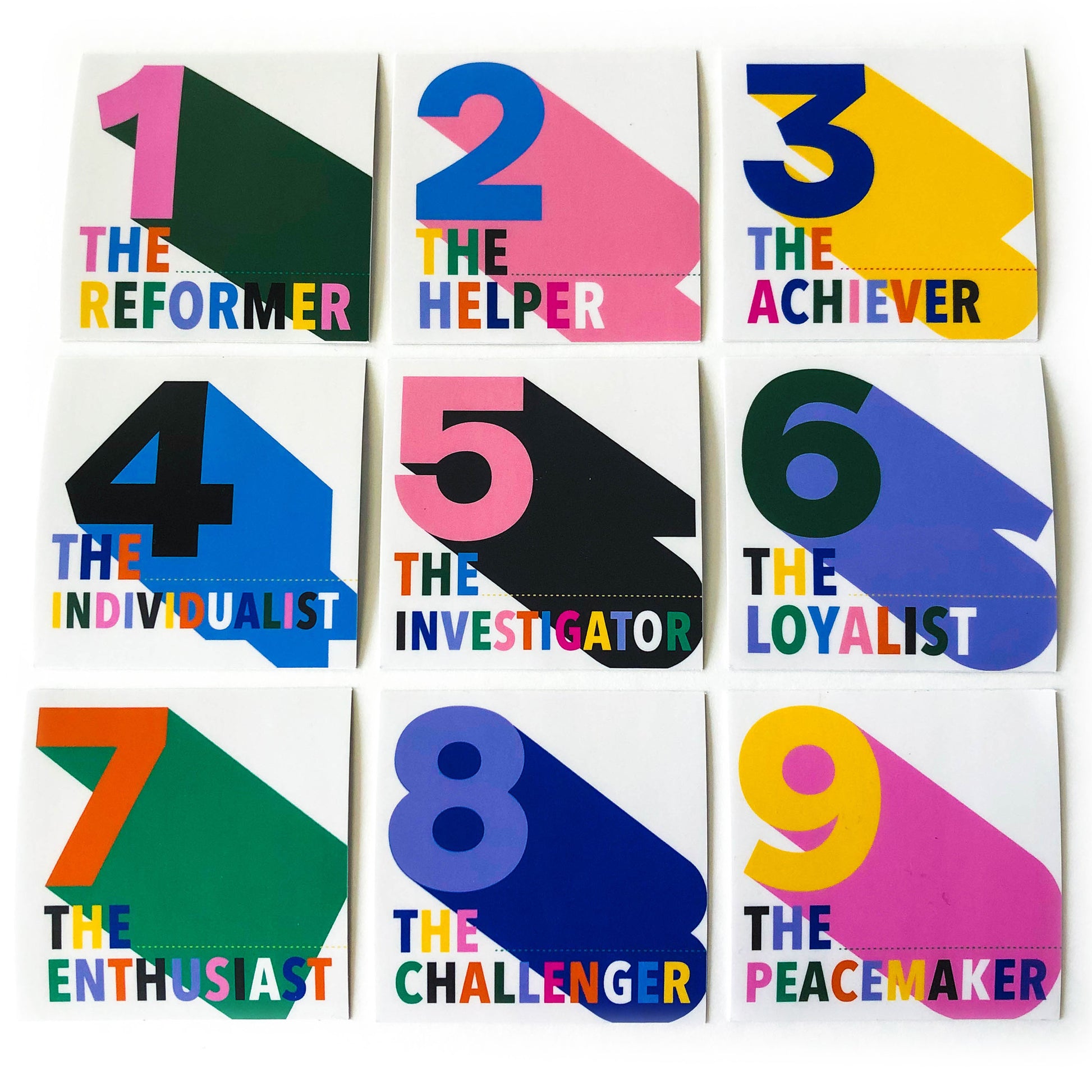 sticker - enneagram by stickers northwest
