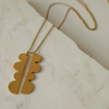Necklace | Reflected Hills | 24" + 2" Extender | Gold Plated
