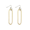 earrings - esme loop dangles - gold/silver by worldfinds