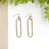 earrings - esme loop dangles - gold/silver by worldfinds