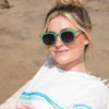sunglasses - "este" - jade + gradient smoke polarized by blue planet eyewear