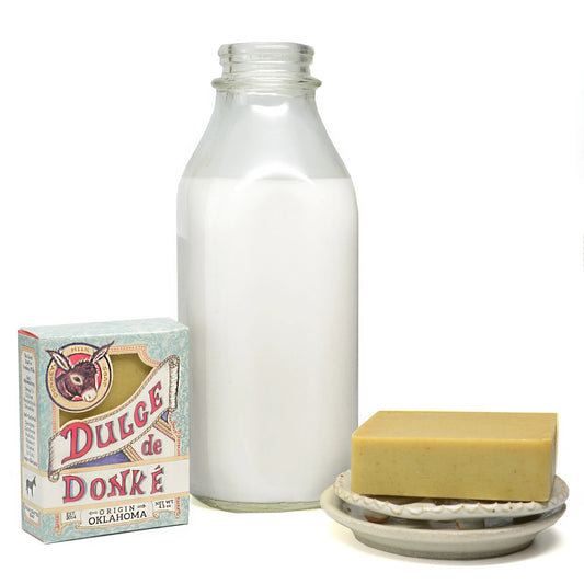 soap - donkey milk - eucalyptus mint moringa by dulce de donke