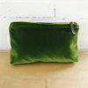 velvet zipper bag - makeup by erin flett
