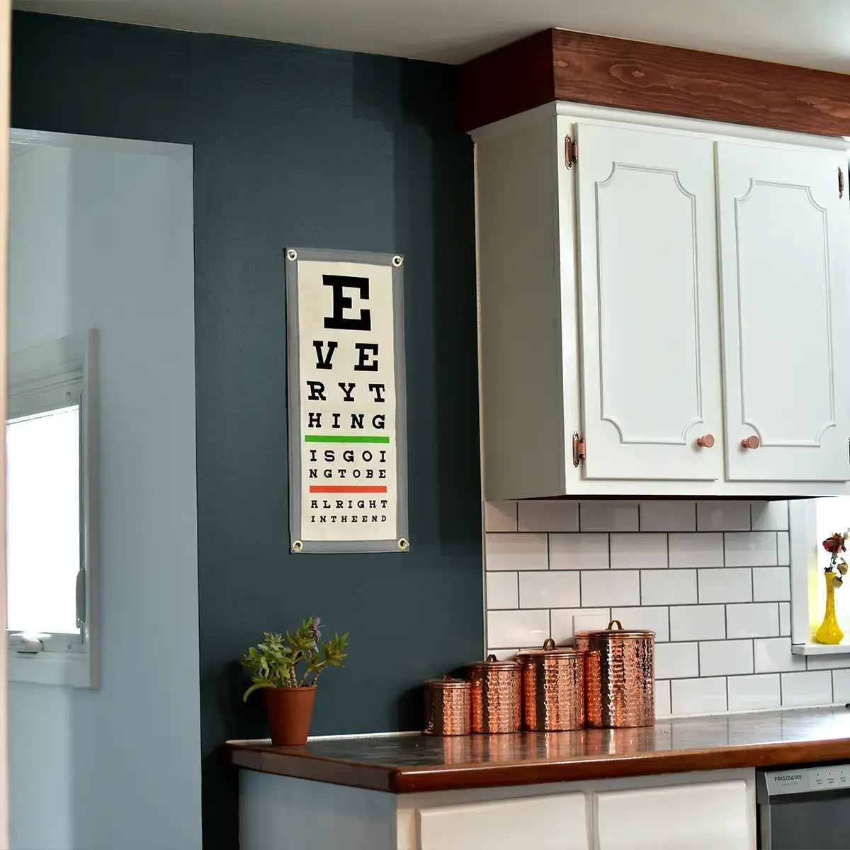 banner - camp flag - eye chart by oxford pennant