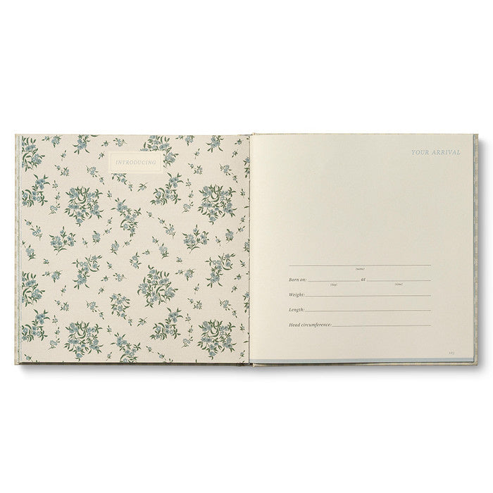 book - keepsake pregnancy journal - expecting you by compendium