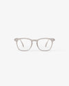 glasses readers - #e trapezoid - ceramic beige by izipizi