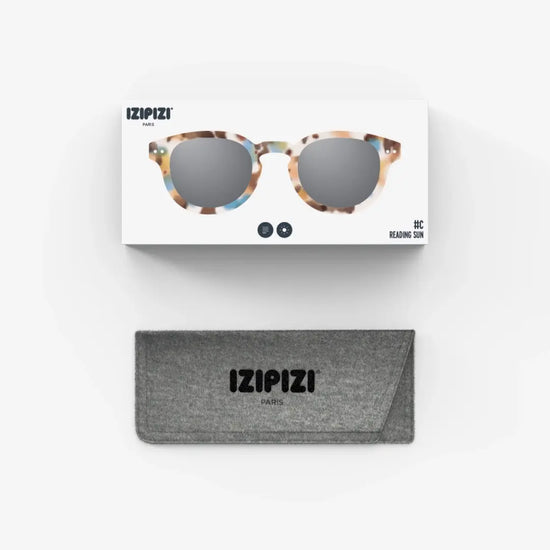 sunglasses readers - #c square - blue tortoise by izipizi