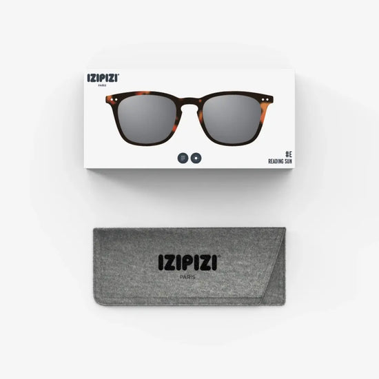 sunglasses readers - #e trapezoid - tortoise by izipizi