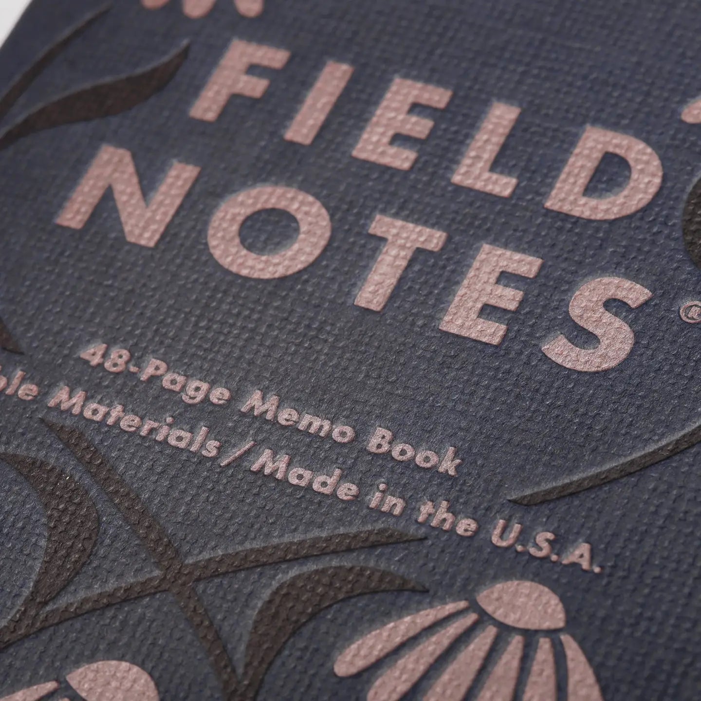 memo book - fall flowers ruled - 3-pack by field notes