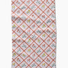 tea towel - microfiber - flowers red/yellow by geometry house