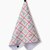 tea towel - microfiber - flowers red/yellow by geometry house