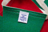 pennant flags - "family" - red & green bunting by oxford pennant