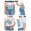 bag - fanny pack slim recycled - daisy blue by fydelity