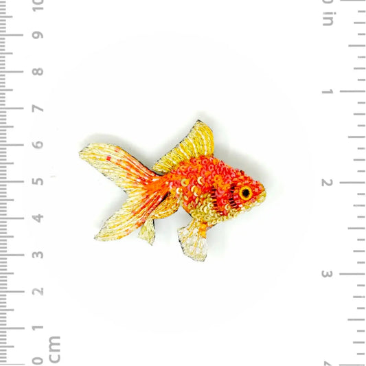 brooch pin - fantail goldfish by trovelore
