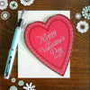 card - valentine heart by a. favorite design