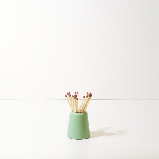 concrete matchstick holder - "eld" by concrete goods