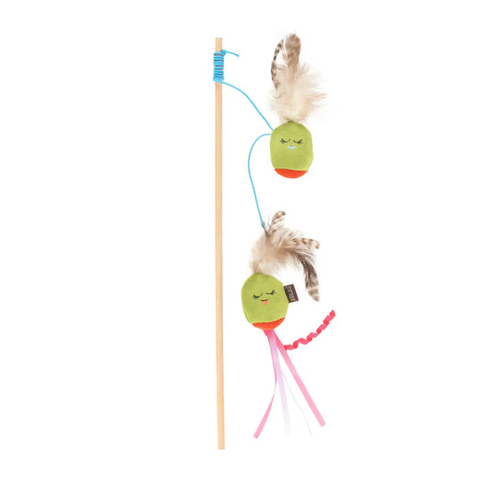 cat toy - wand - perfectly pitted by p.l.a.y.