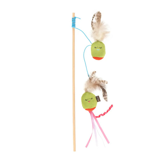cat toy - wand - perfectly pitted by p.l.a.y.