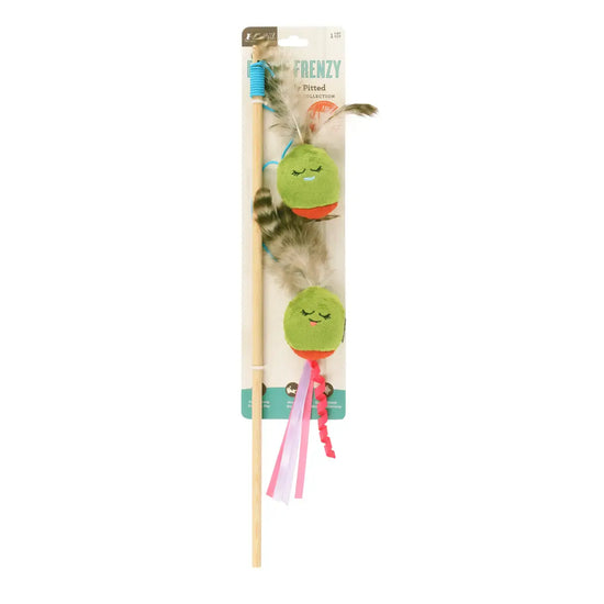 cat toy - wand - perfectly pitted by p.l.a.y.