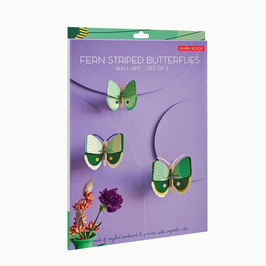 3d butterfly puzzle - set of 3 by studio roof