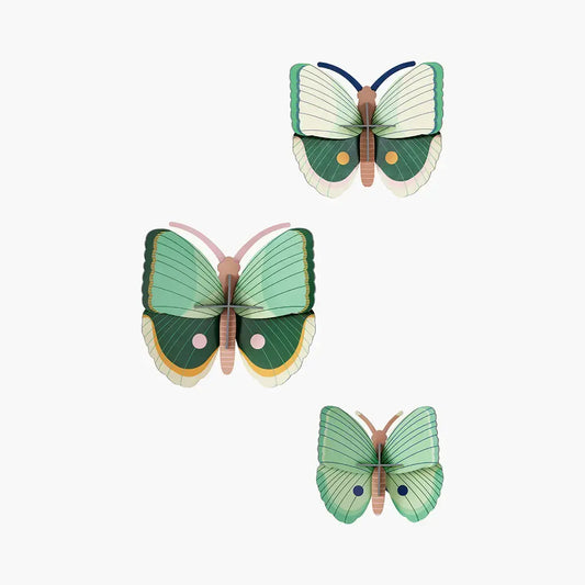3d butterfly puzzle - set of 3 by studio roof