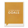 card - encouragement - goals by compendium