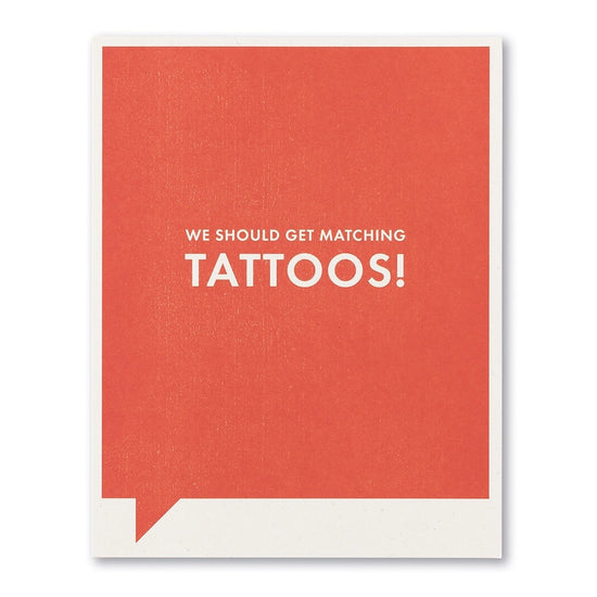 card - friendship - matching tattoos by compendium