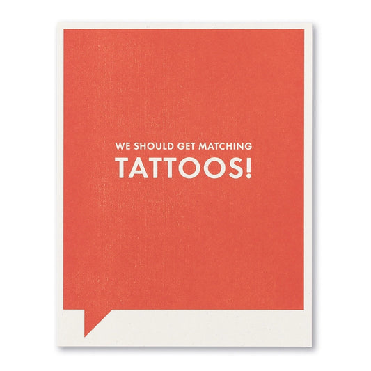 card - friendship - matching tattoos by compendium