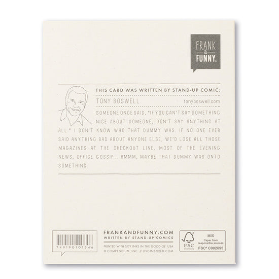 card - just for laughs - walk a mile by compendium