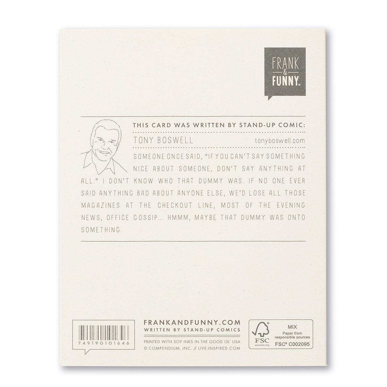 card - just for laughs - walk a mile by compendium
