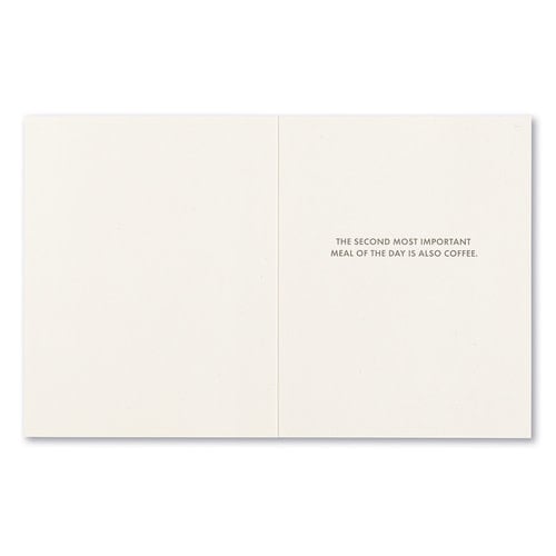 card - funny - coffee most important meal by compendium