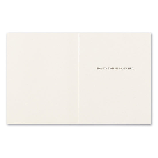 card - funny - crow's feet by compendium