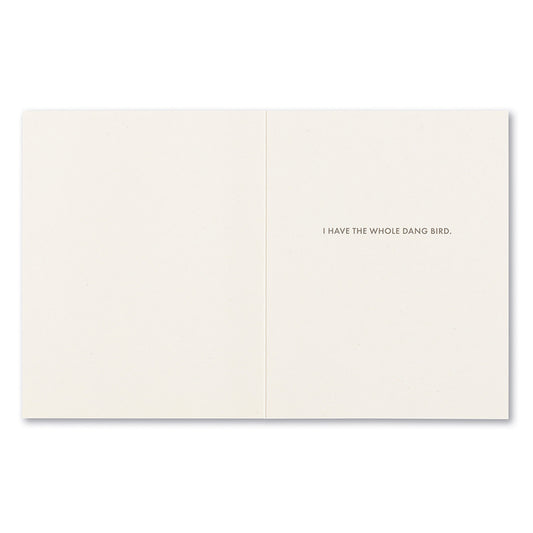 card - funny - crow's feet by compendium