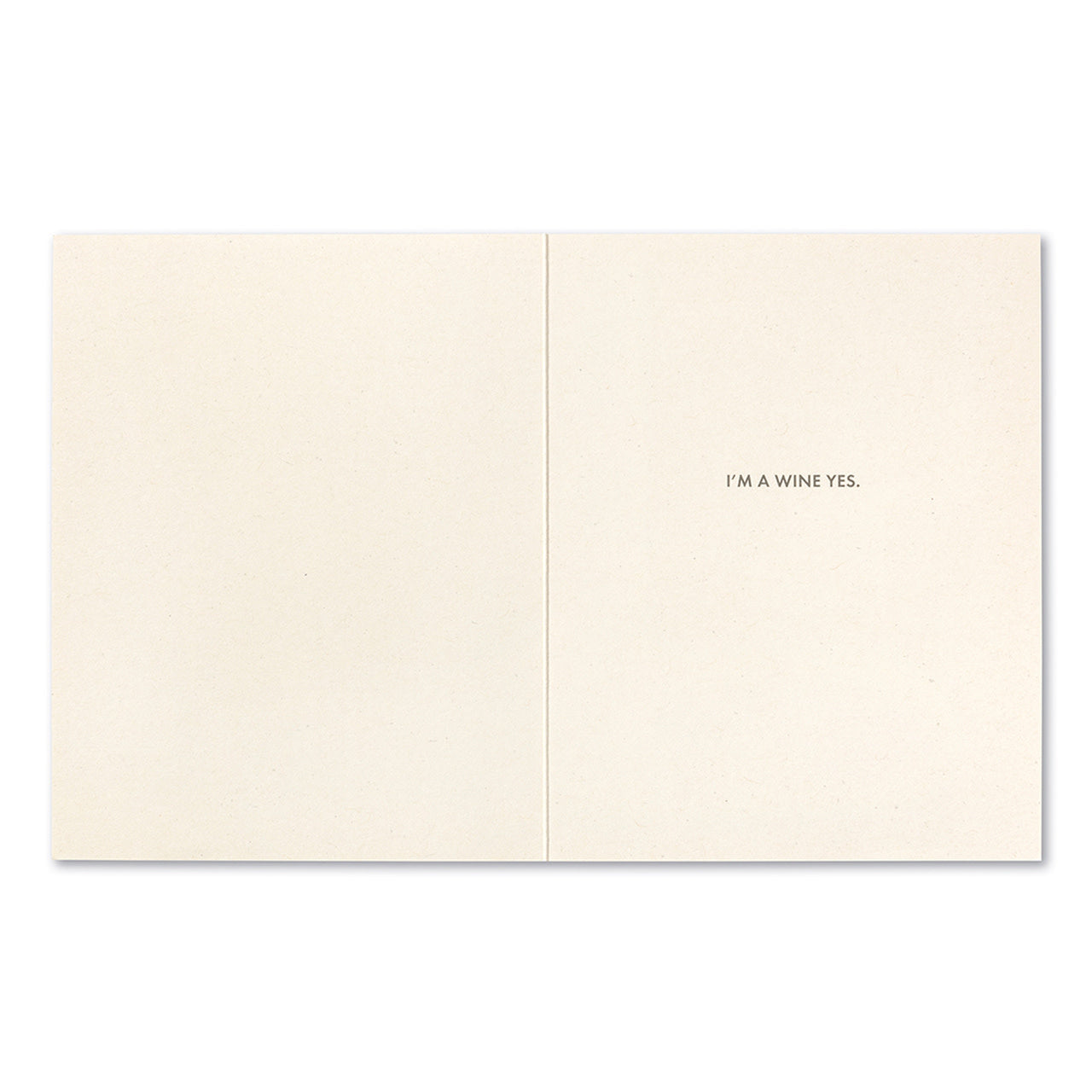 card - funny - not a wino by compendium