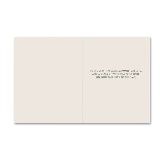 card - funny - smile on your face by compendium