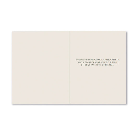 card - funny - smile on your face by compendium
