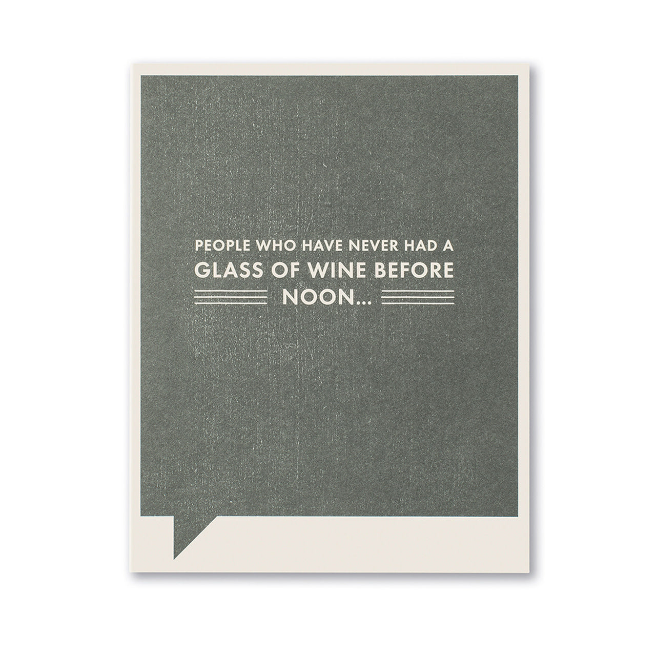 card - friendship - wine before noon by compendium