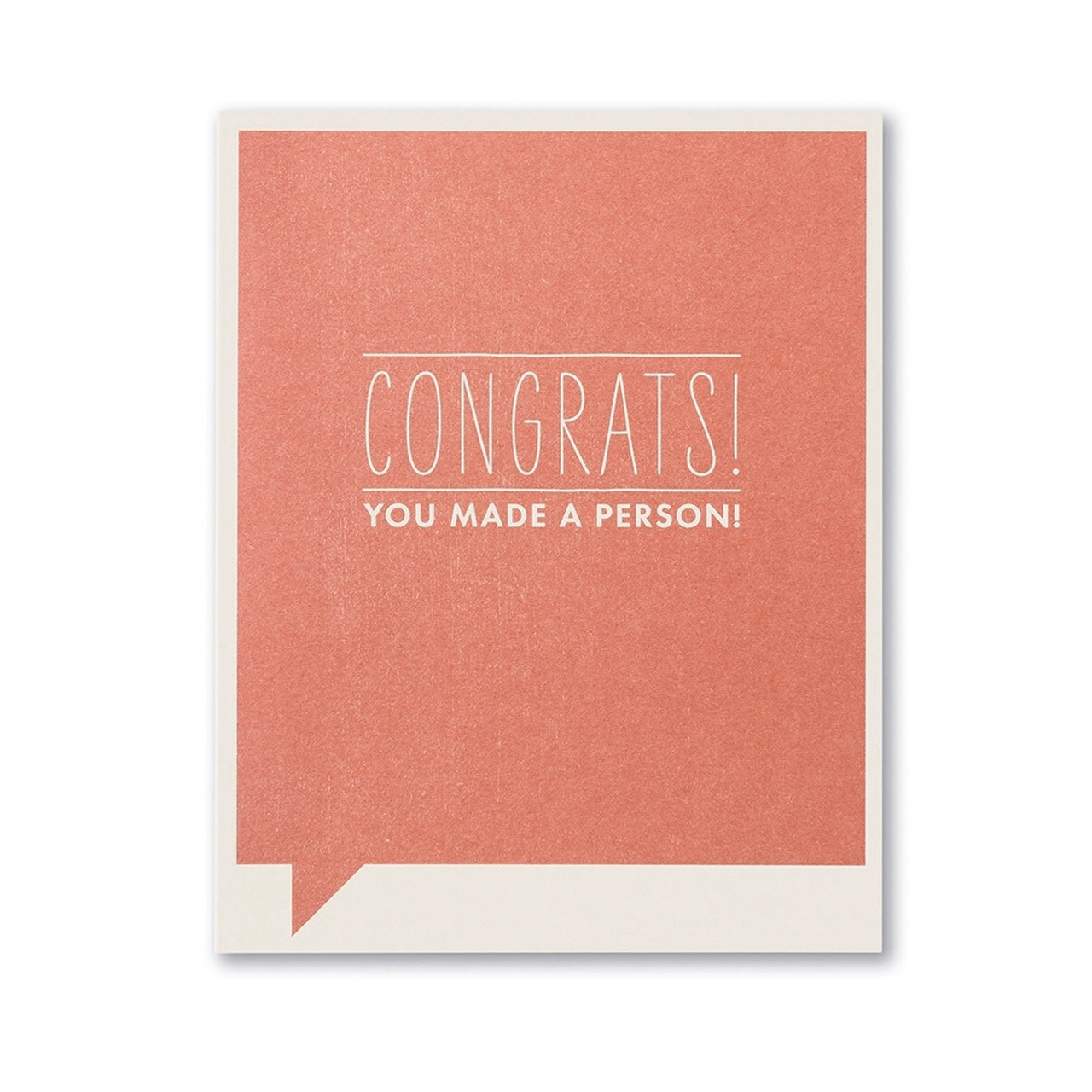card - baby - congrats you made a person by compendium