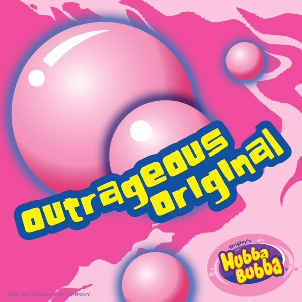 candy - tape gum - hubba bubba original by redstone foods inc