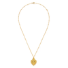 Necklace | Flame of Love Heart | 18" Chain | 14KGP