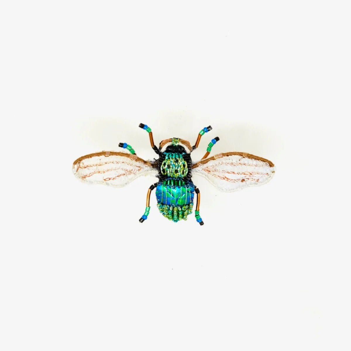 brooch pin - field bee by trovelore