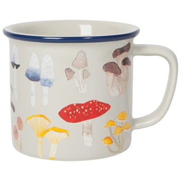 mug - heritage - field mushrooms - stoneware by now designs