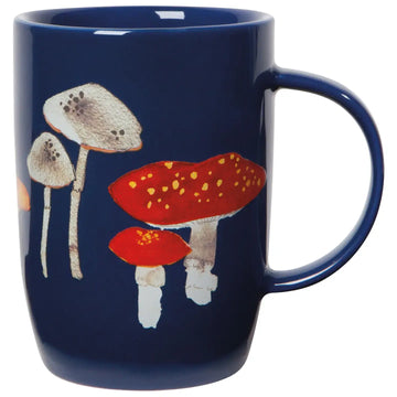 mug - field mushrooms tall - stoneware by now designs