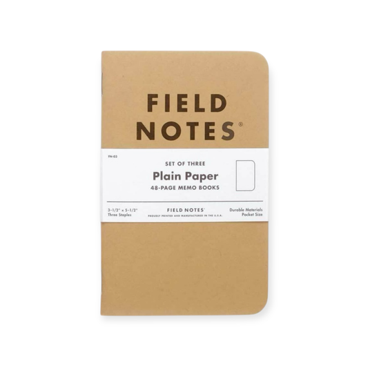 memo book - kraft field notes - 3-pack by field notes