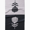 tea towel - microfiber - fika black/white by geometry house