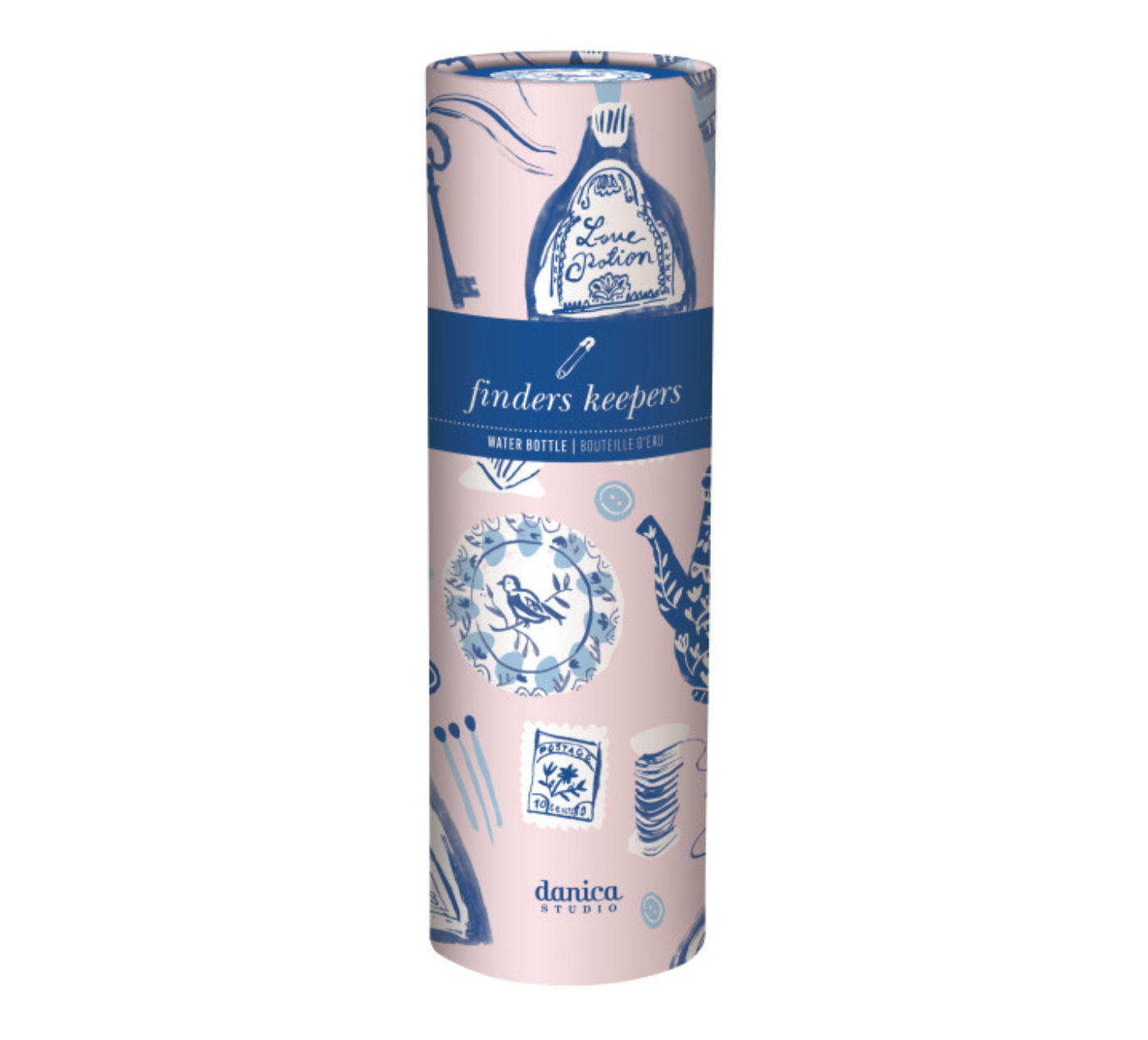 water bottle - "finders keepers" by now designs