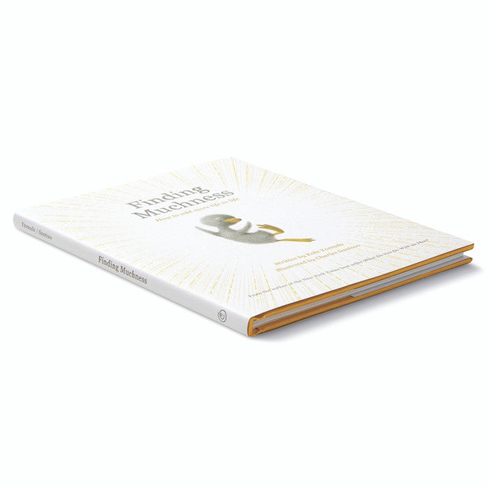 book - finding muchness ( duckling plush companion) by compendium