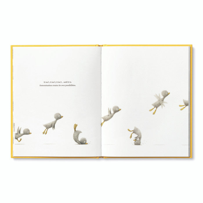 book - finding muchness ( duckling plush companion) by compendium